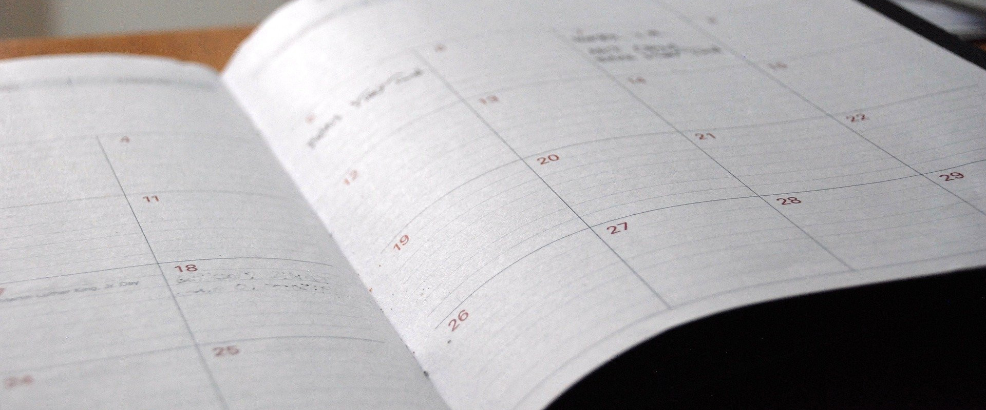 gestion calendrier mensuel avec le planning de travail
